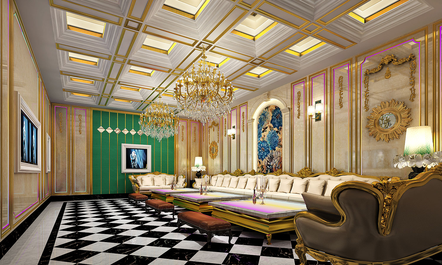 How much do you know about the decoration of clubhouse private rooms?