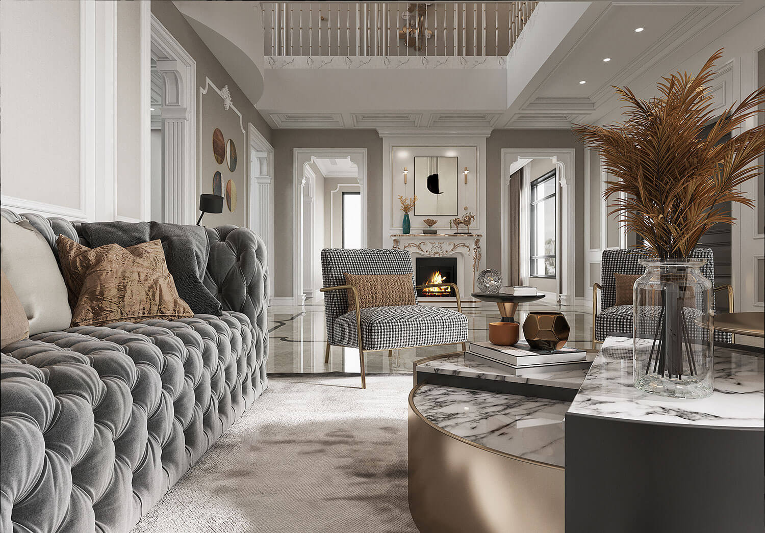 How to create an elegant French rendering decoration style in 2020