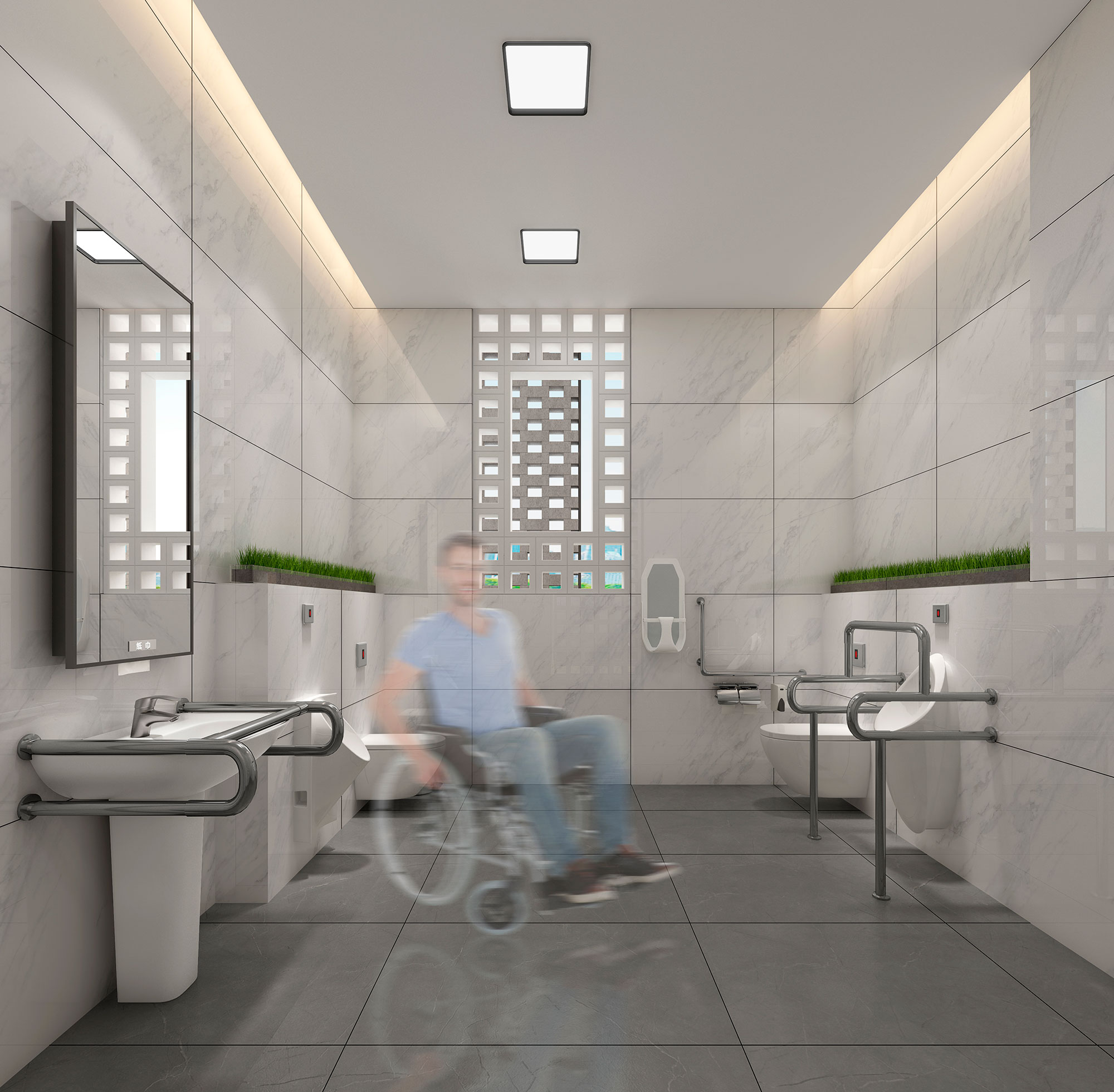 The best way to architectural services: design  of toilets for the disabled