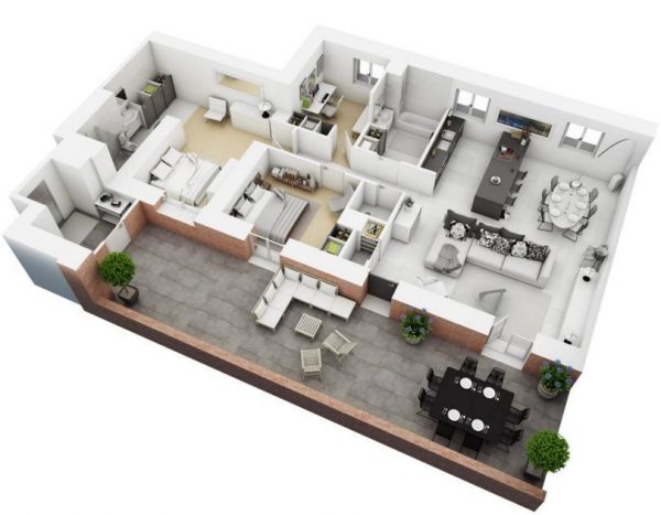 3d floor plan model near me