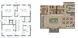 buy 3d interior renderings for simple floor plans