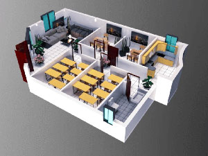 floor plan rendering