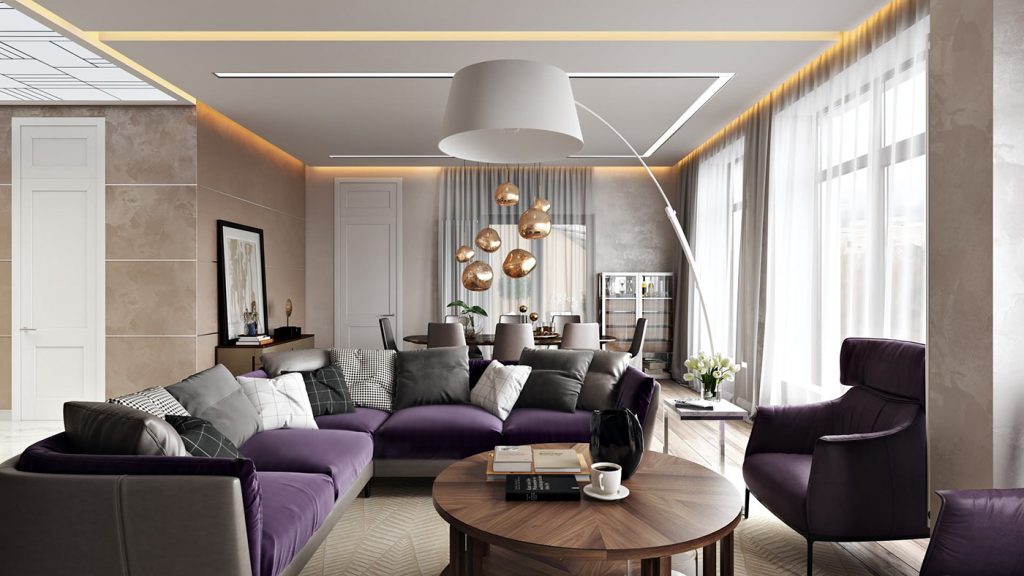 Apartment Interior Rendering